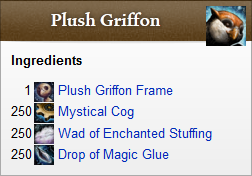 Plush Griffon